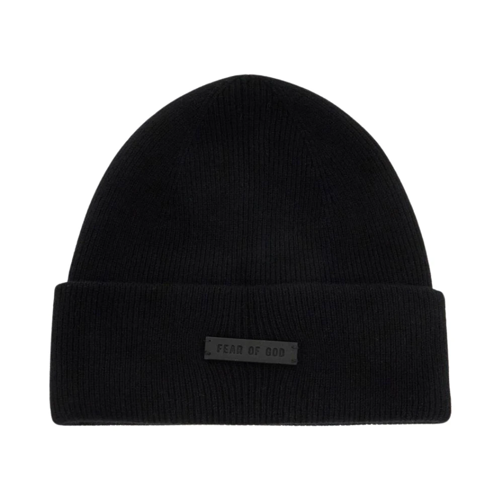 Fear Of God Luxe Cashmere Beanie Hat Black Unisex