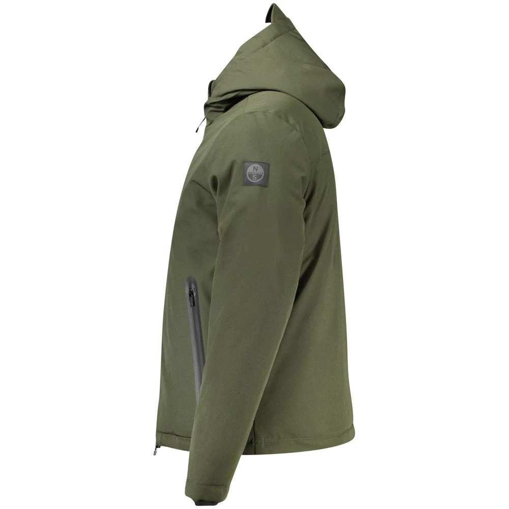 North Sails Groene Polyester Jas Green Heren