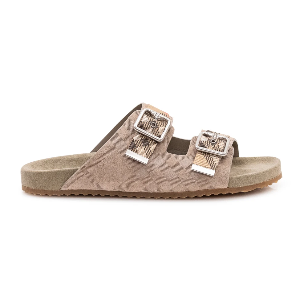 Burberry Check Strap Slide