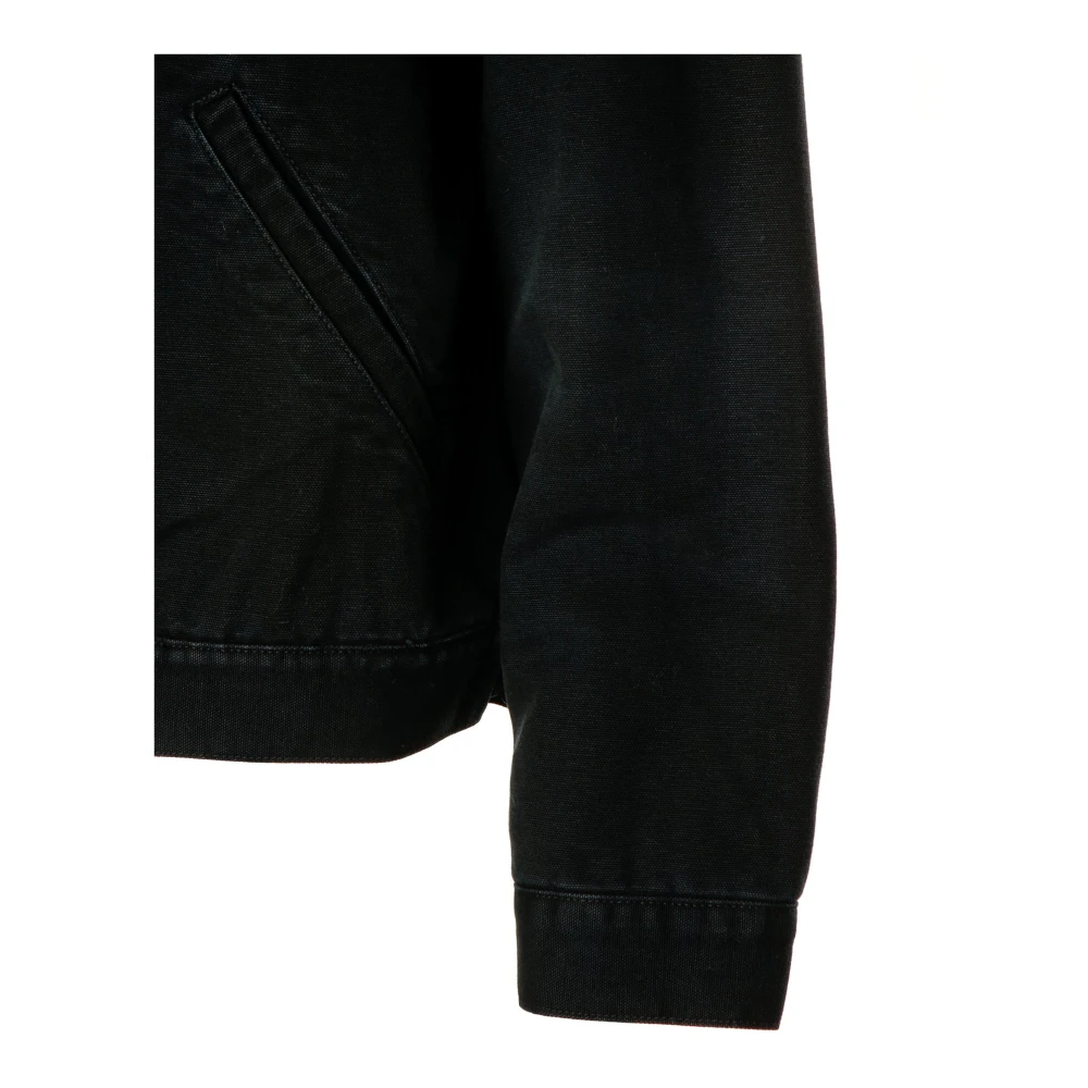 Carhartt WIP Canvasjas met Gestreepte Voering Black Heren