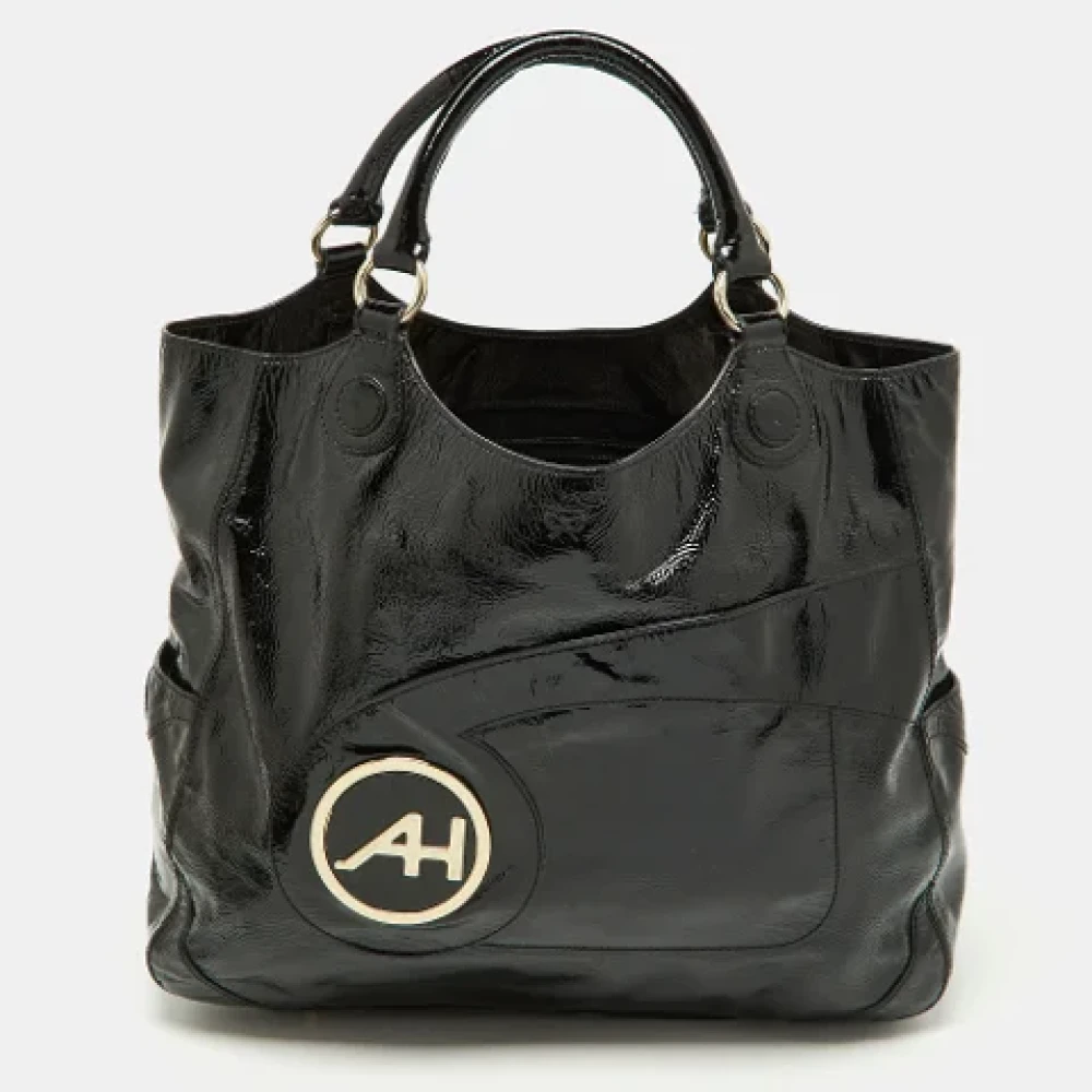 Anya Hindmarch Pre-owned Leather handbags Black Dames
