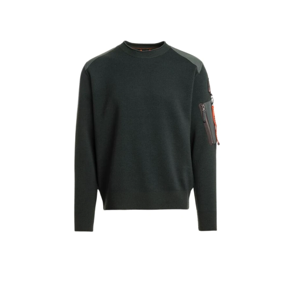 Parajumpers Groene Gable Gebreide Trui Green Heren