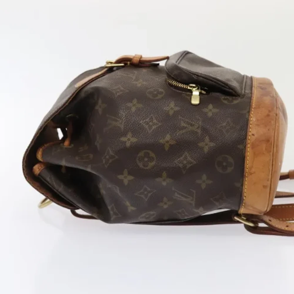 Louis Vuitton Vintage Pre-owned Canvas backpacks Brown Dames