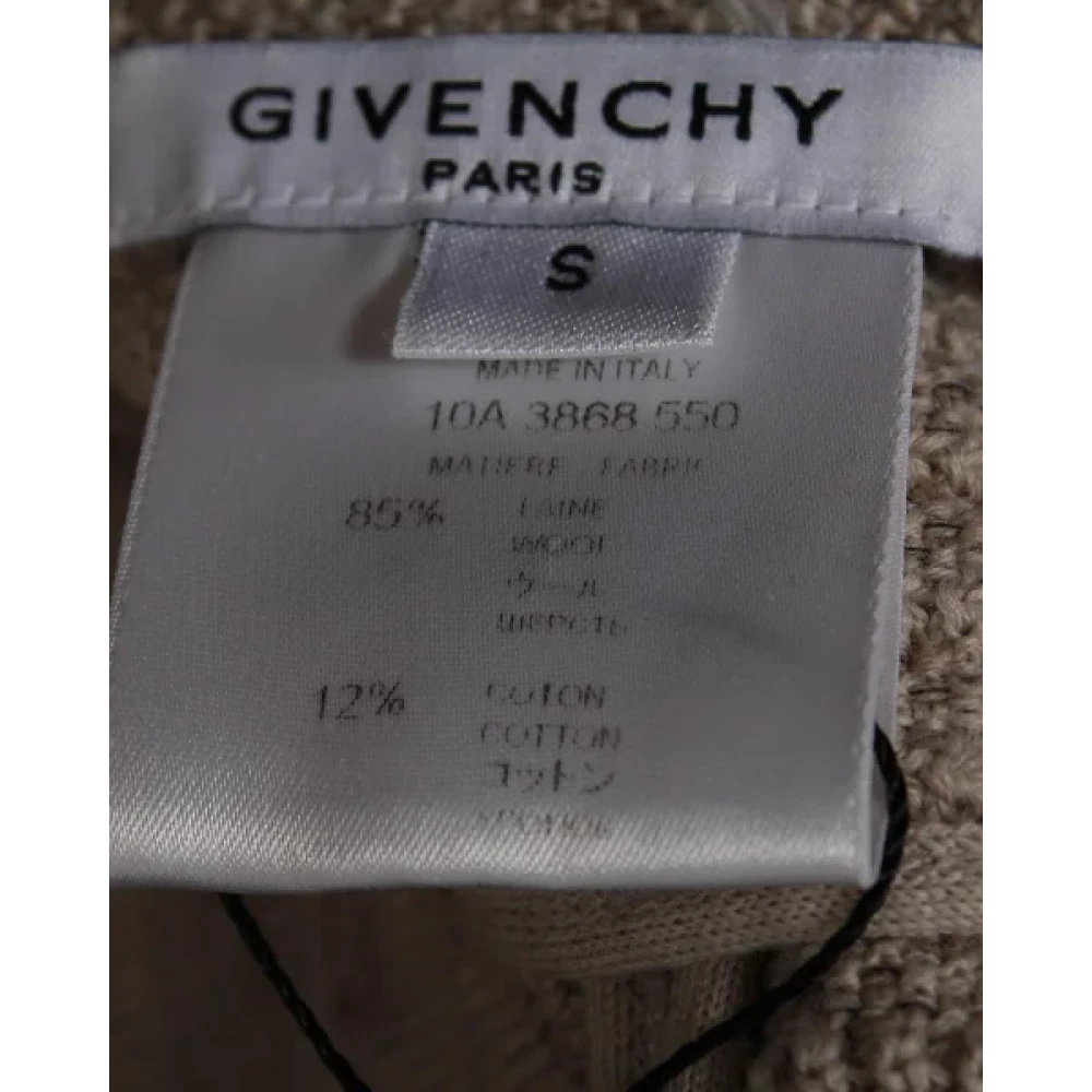 Givenchy Pre-owned Wool outerwear Beige Dames
