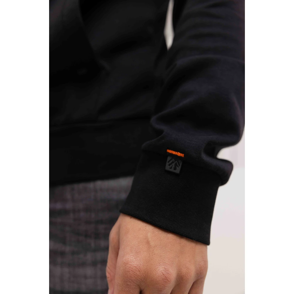 Cruyff Zwarte Meta Hoodie Heren Black Heren