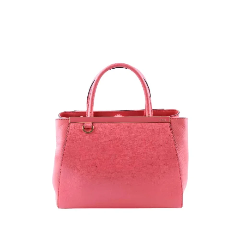 Fendi Vintage Pre-owned Leather fendi-bags Pink Dames