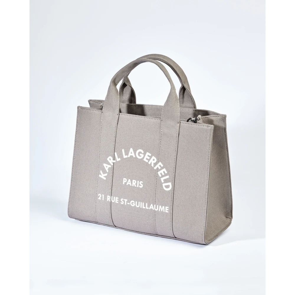 Karl Lagerfeld RSG Square Medium Tote Gray Dames