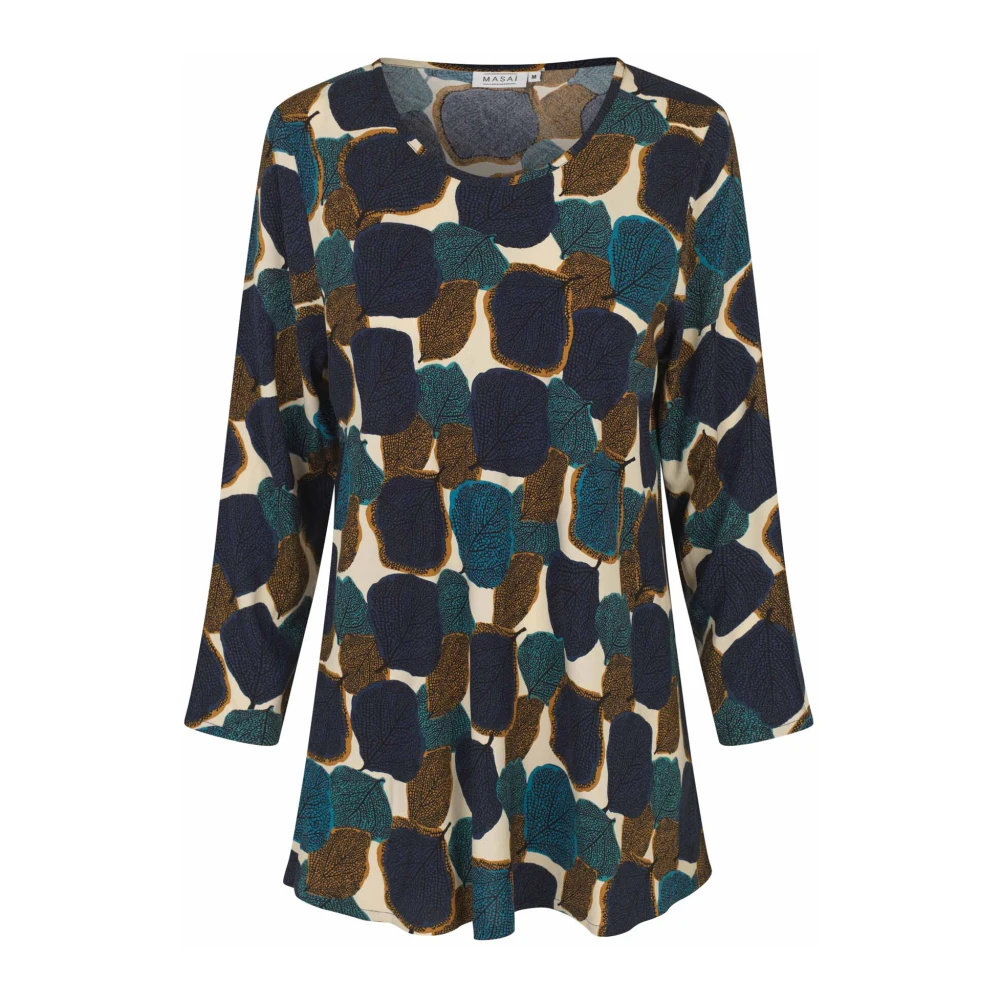 Masai Chipmunk Print Longsleeve Top Multicolor Dames