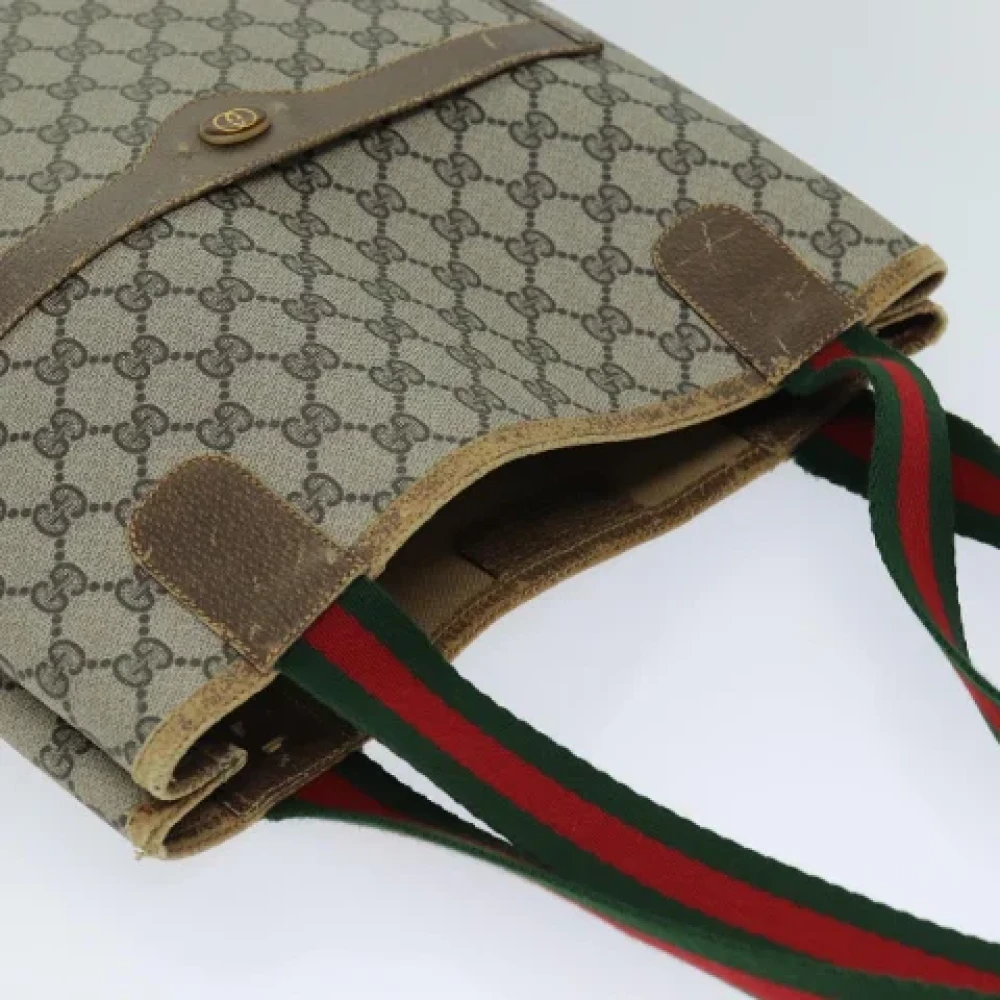 Gucci Vintage Pre-owned Leather gucci-bags Beige Dames