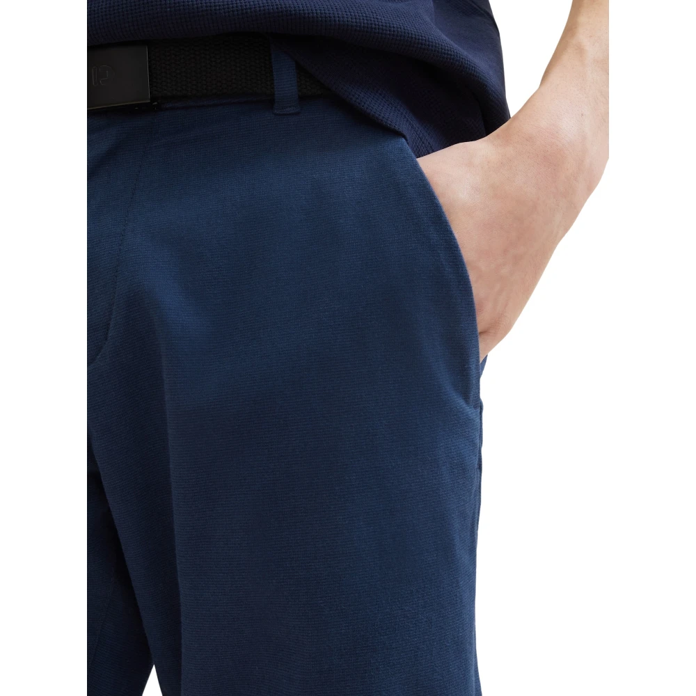 Tom Tailor Casual Elegant Chino Shorts voor Mannen Blue Heren