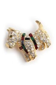 Hund Brooch