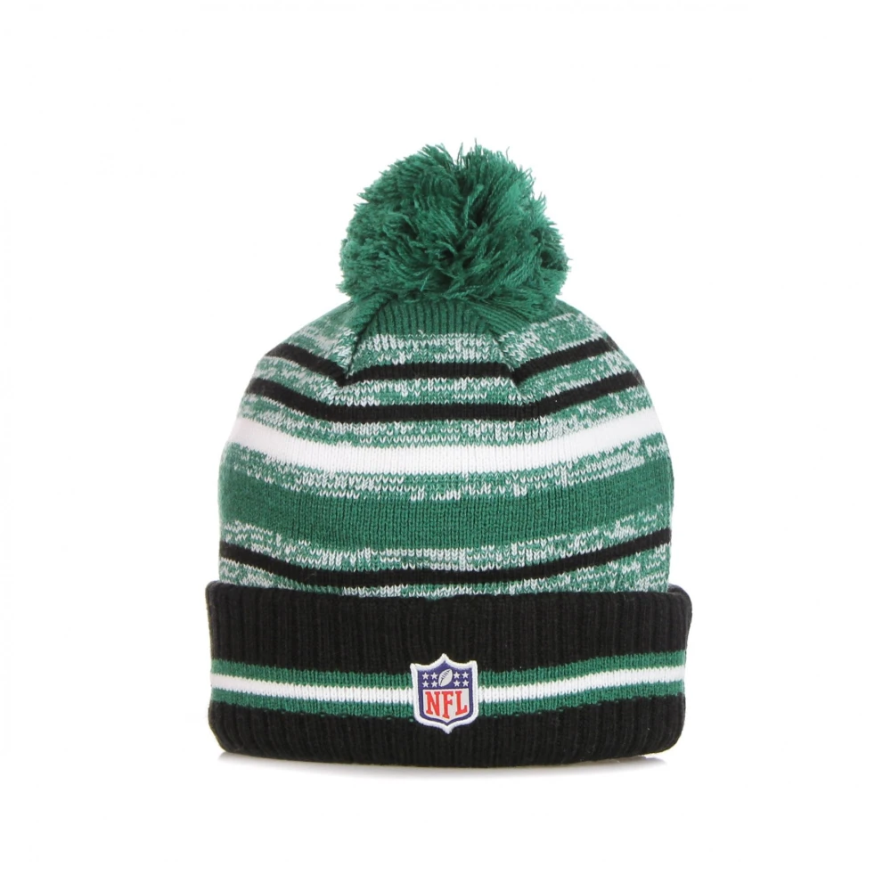 new era NFL Sport Knit Pom Beanie Green Unisex