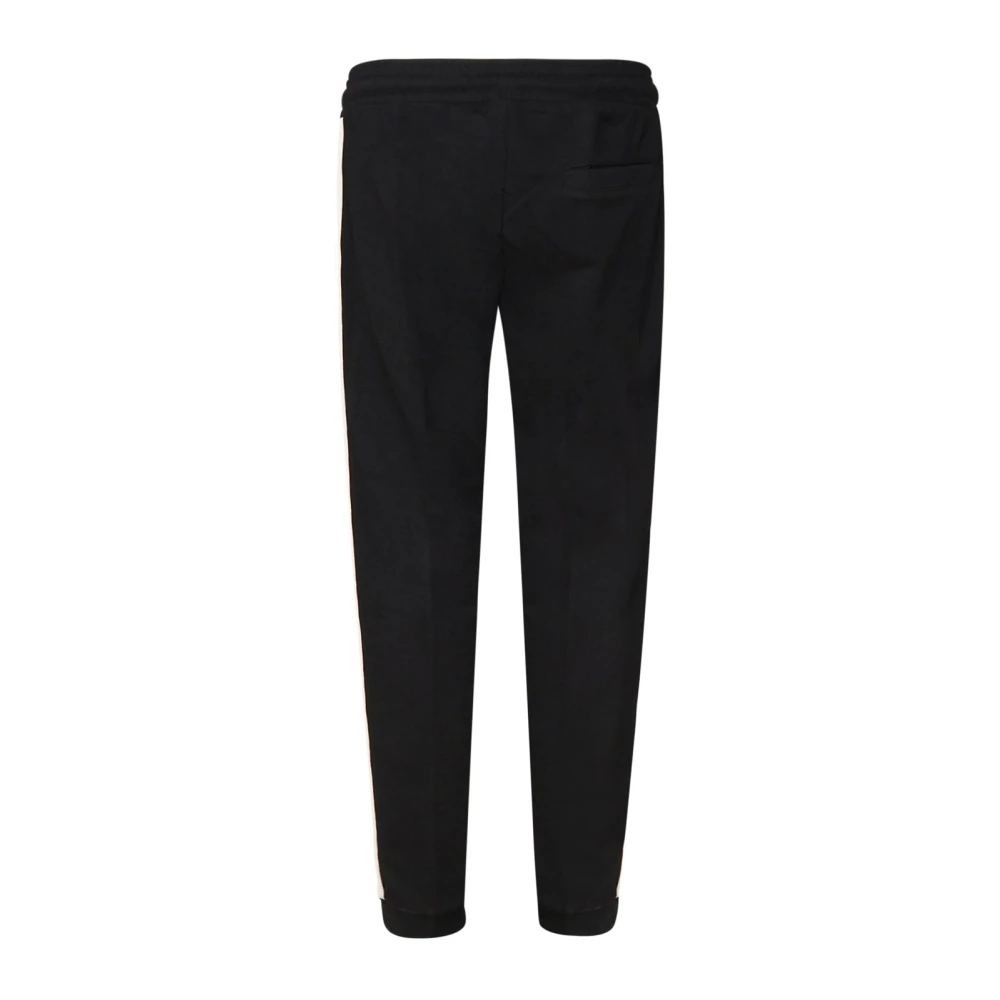 Richmond Zwarte Katoenen Elastische Taille Broek Black Heren