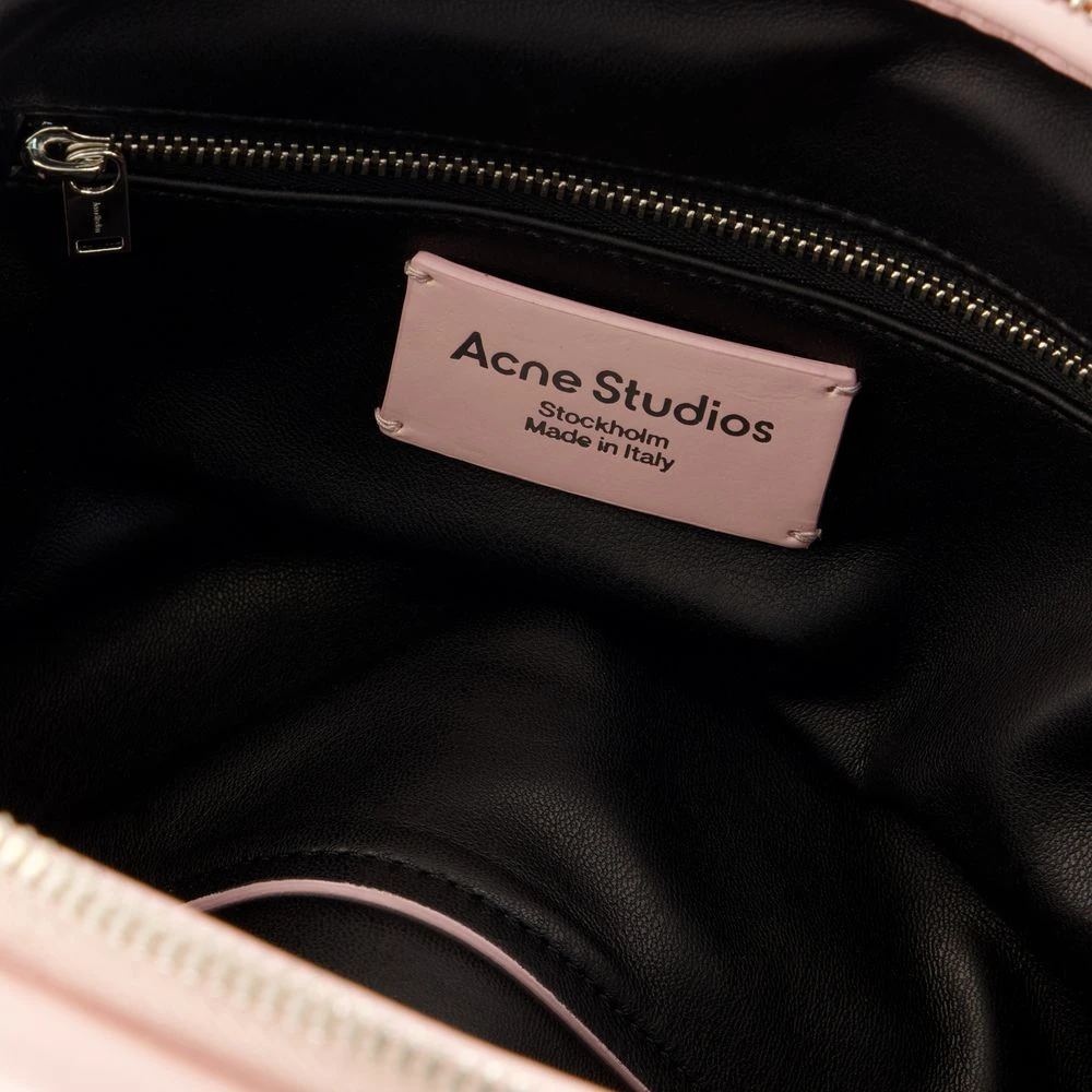 Acne Studios Roze Leren Mini Schoudertas Pink Dames