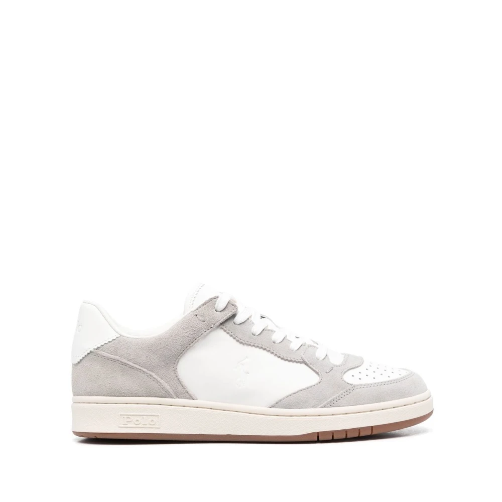 Polo Ralph Lauren Lage Sneakers met Veters Heren Schoenen Grijs