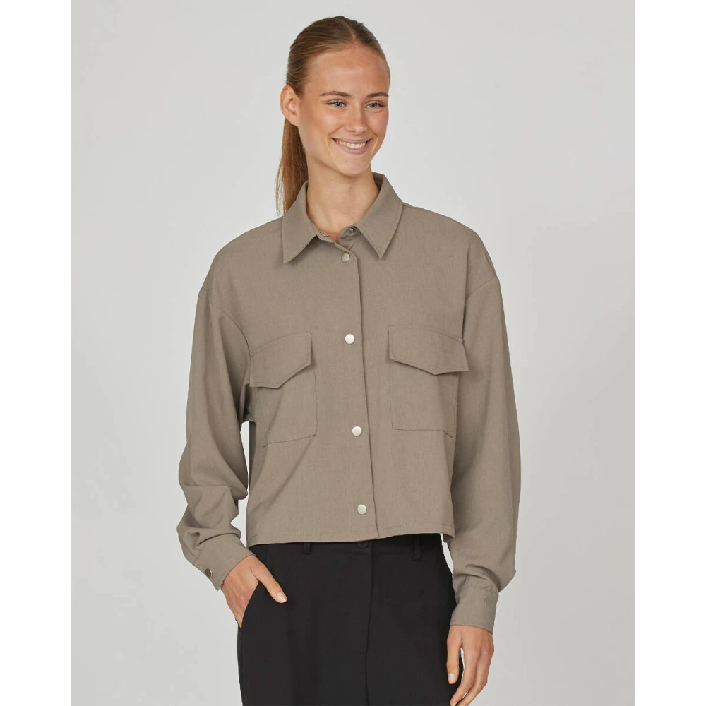 Sisters Point Stijlvolle Jas Nyla-Ja Beige Dames