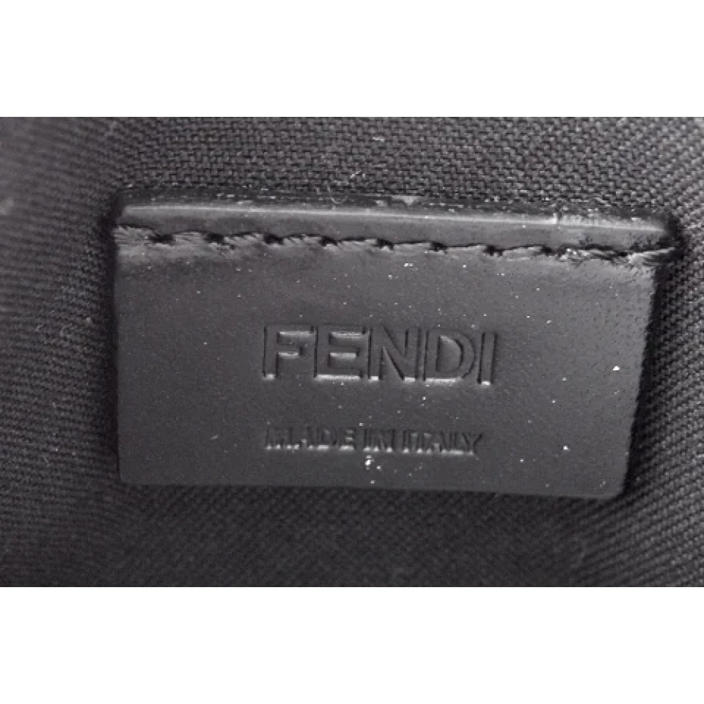 Fendi Vintage Pre-owned Leather wallets Black Dames