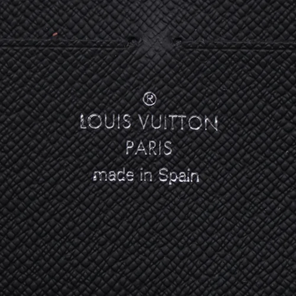 Louis Vuitton Vintage Pre-owned Coated canvas wallets Black Dames