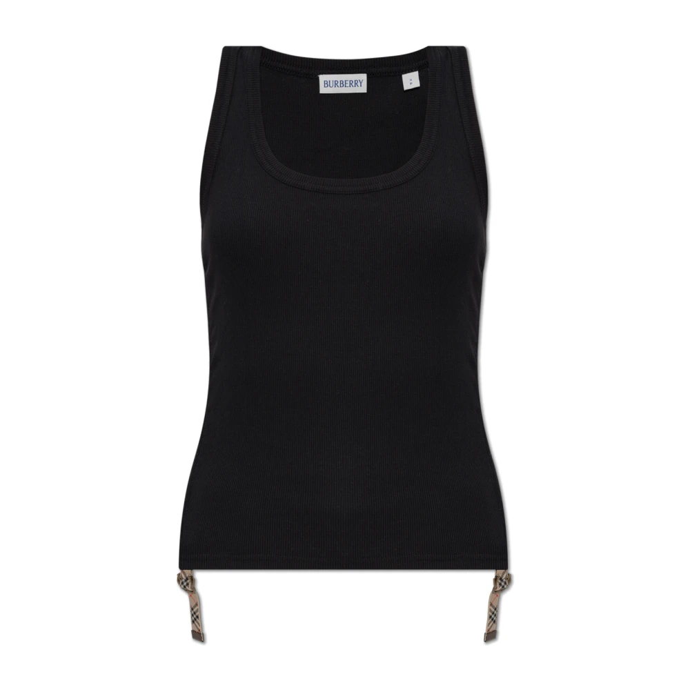 Burberry Gerimpelde top Black Dames