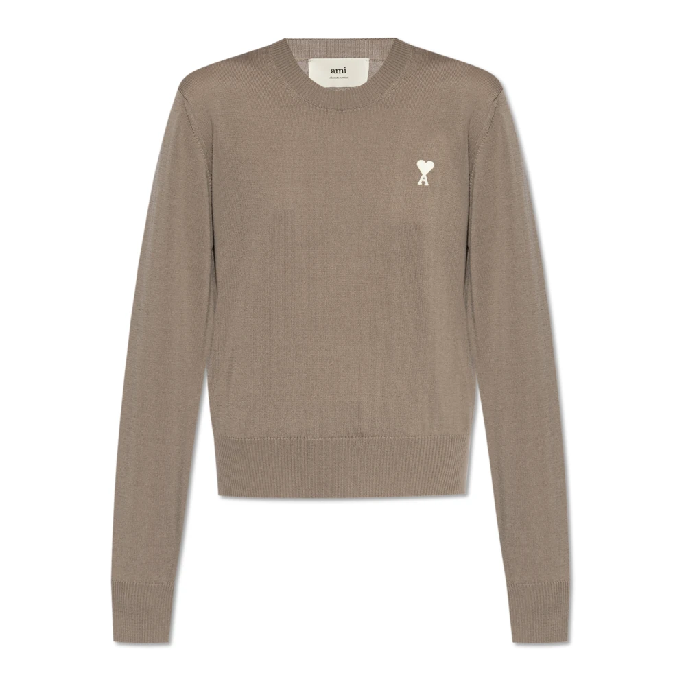 Ami Paris Wollen trui Beige Dames