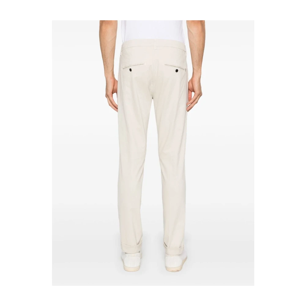 Dondup Ivoor Stijlvolle Broek Beige Heren