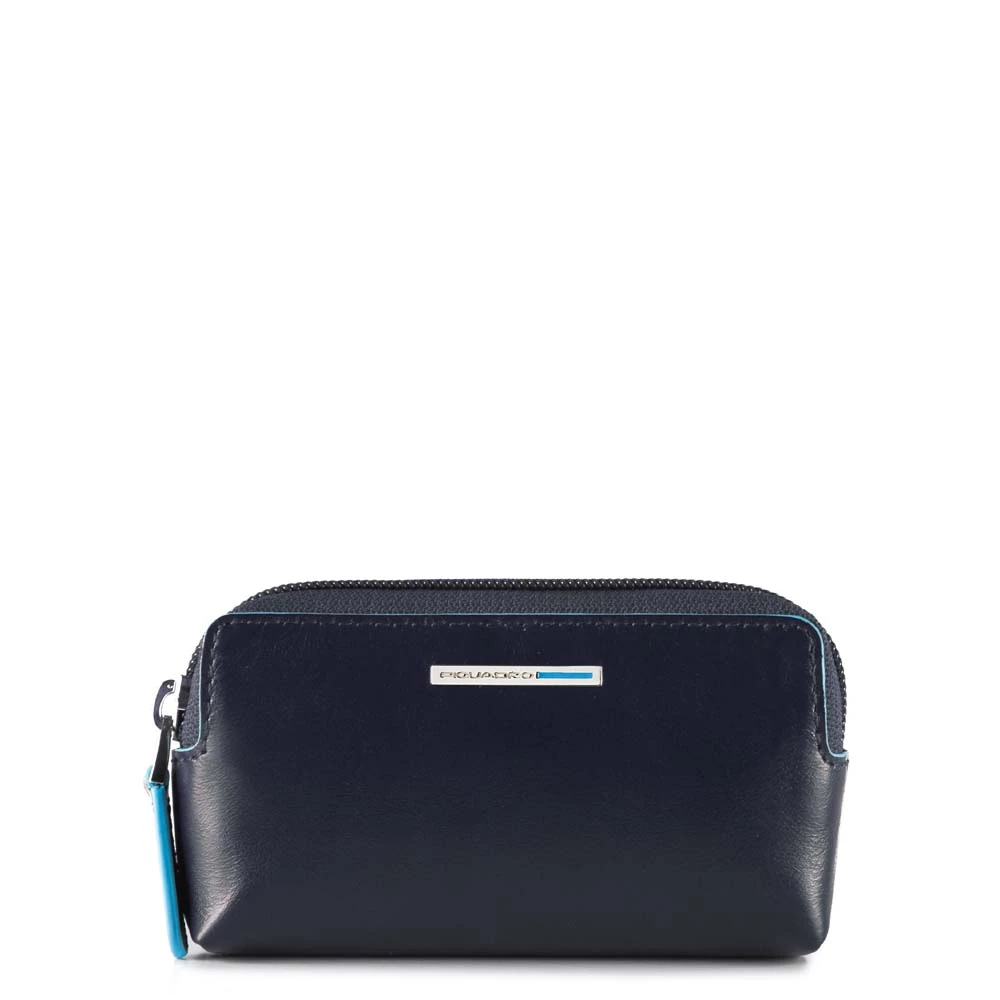Piquadro Unisex Bleu Accessoires, Taille: One Size Étui Porte-Clés Avec Deux Anneaux
