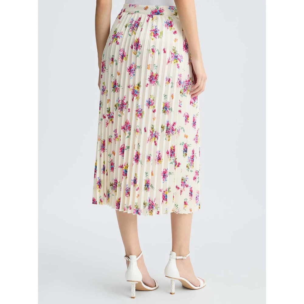 Liu Jo Bloemen Plooirok met Strass Multicolor Dames