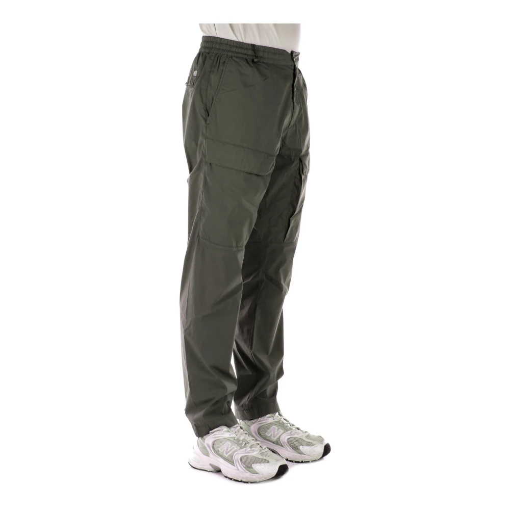 C.P. Company Logo Front Skinny Broek Rits Sluiting Green Heren