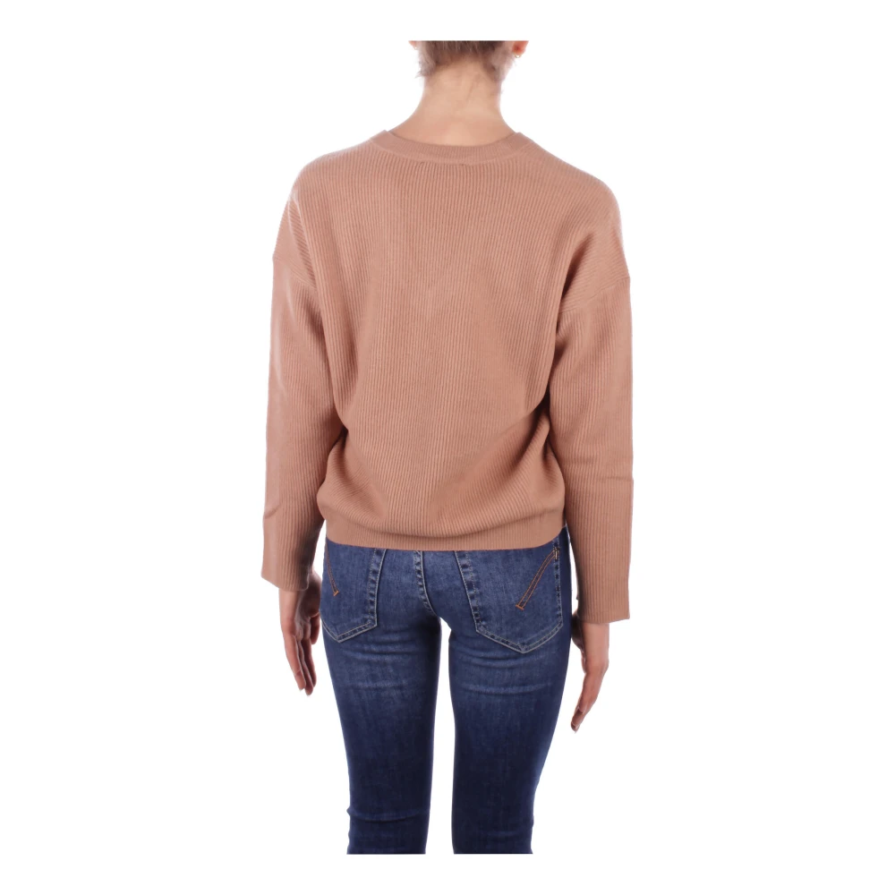 Liu Jo Logo Sweaters Collection 1 Side Brown Dames
