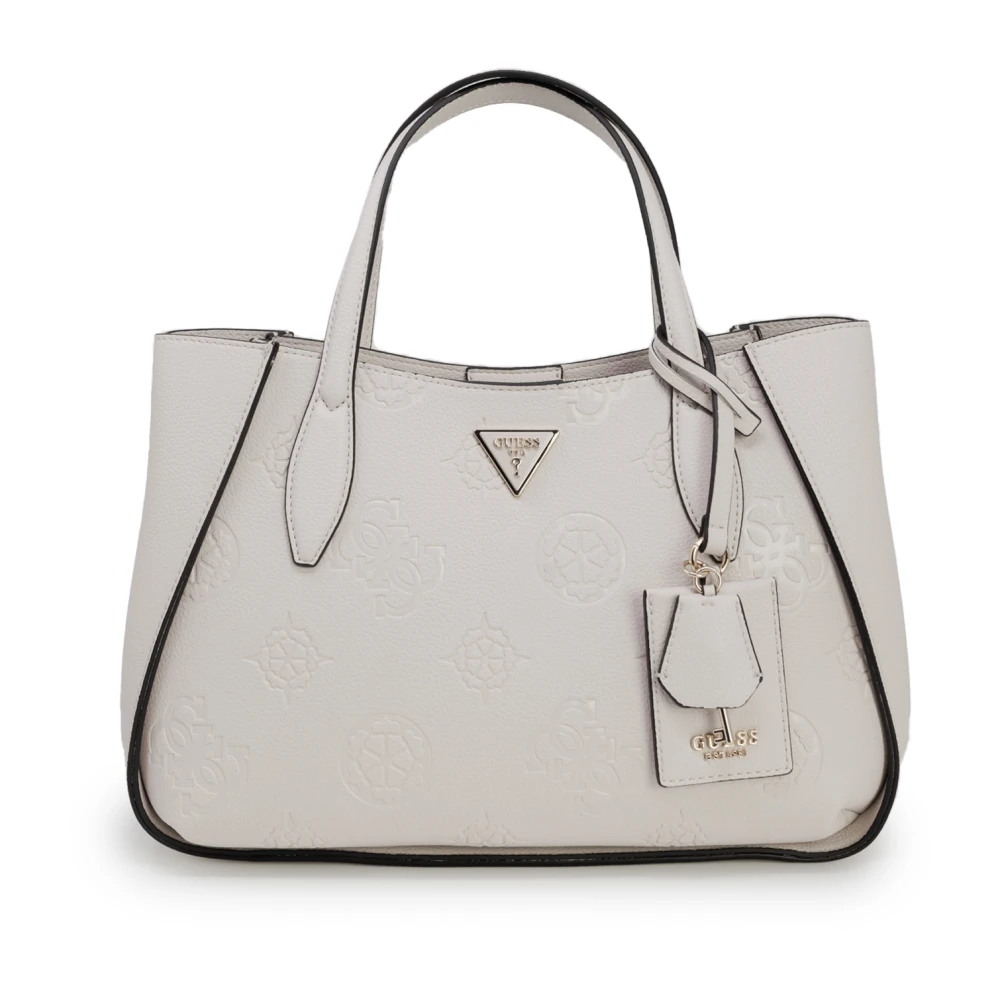 Guess Vriendin Satchel Herfst Winter Collectie White Dames