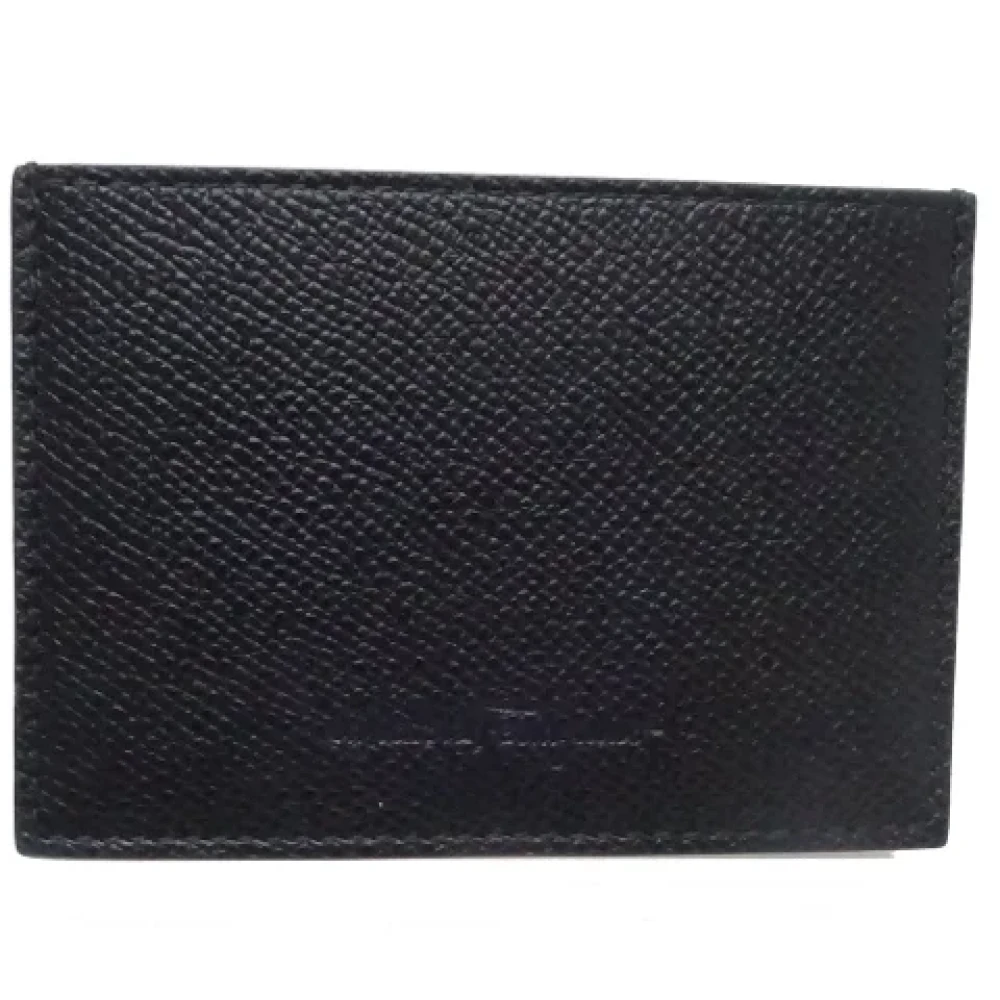 Salvatore Ferragamo Pre-owned Leather wallets Black Dames