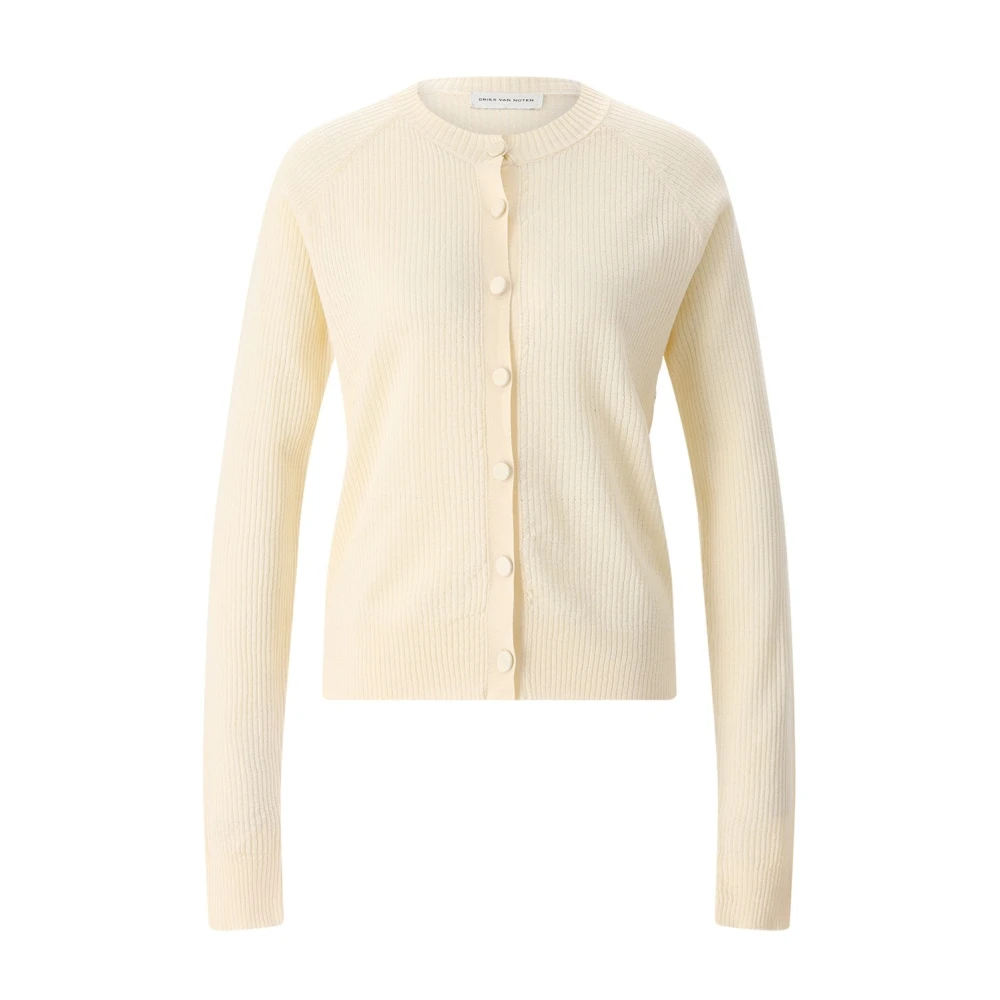Dries Van Noten Women's Beige Cardigans, L, Cardigans