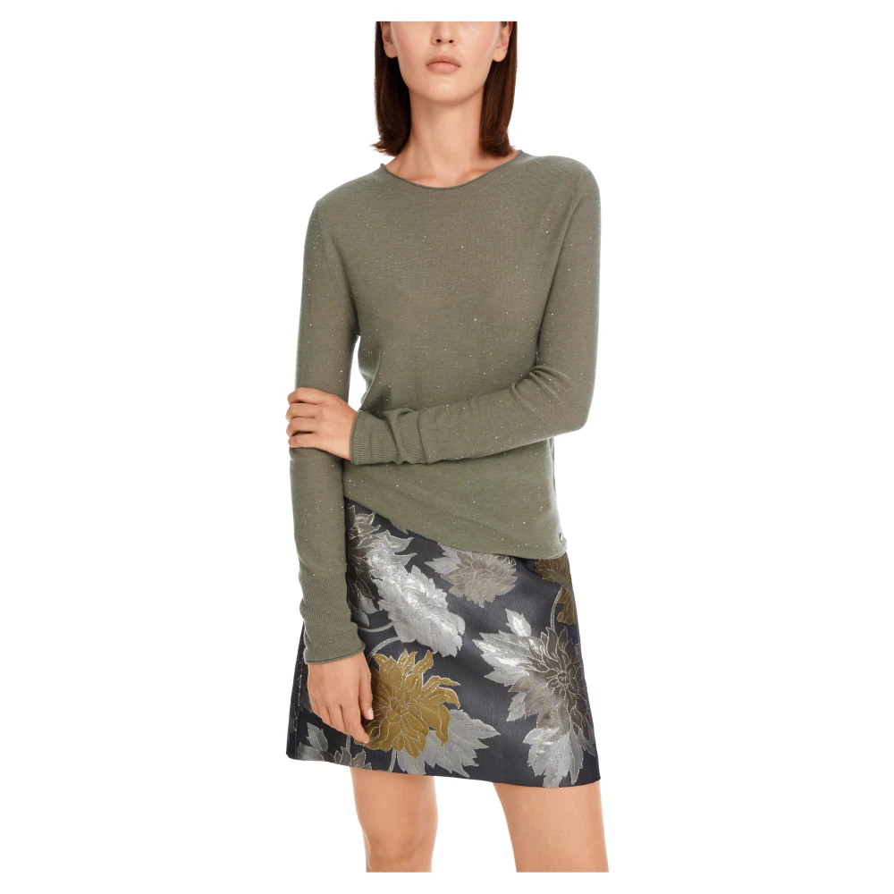 Marc Cain Paillet Wollen Trui Green Dames