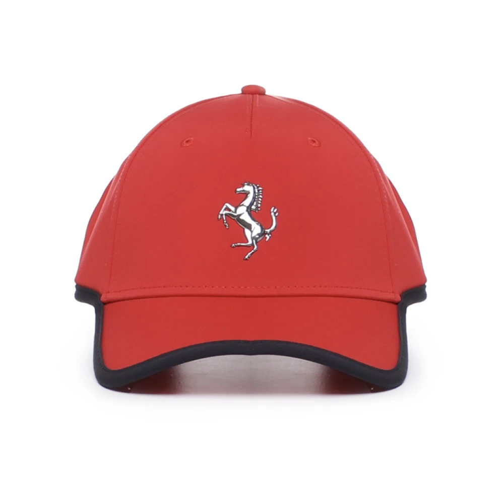 Ferrari Rode Katoenen Pet met Logo Red Unisex