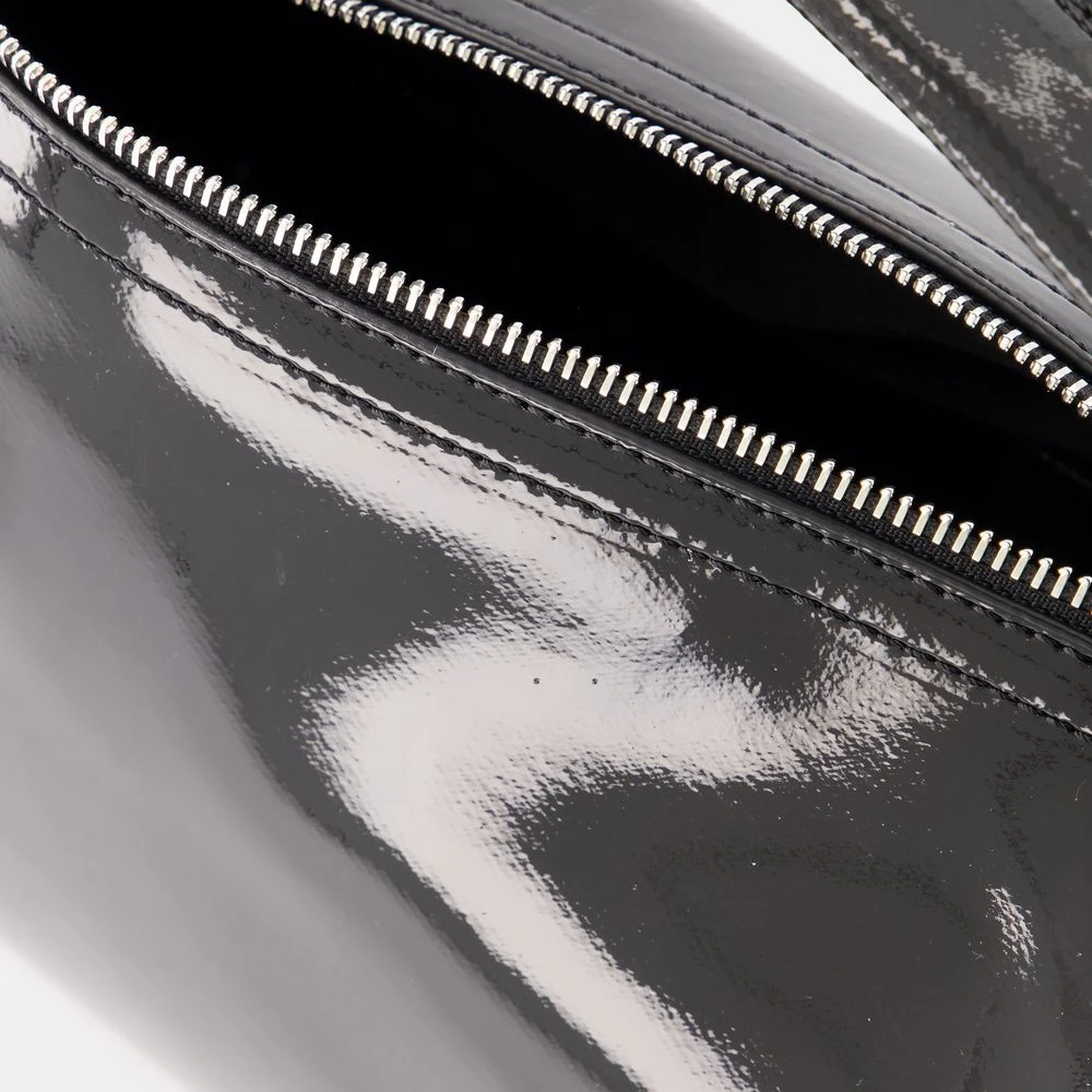 JW Anderson Zwarte Denim Crossbody Tas Black Dames