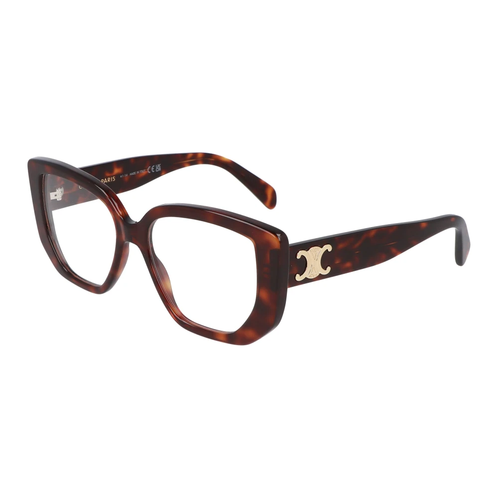 Celine Cat Eye Acetaat Frame Bril Brown Dames