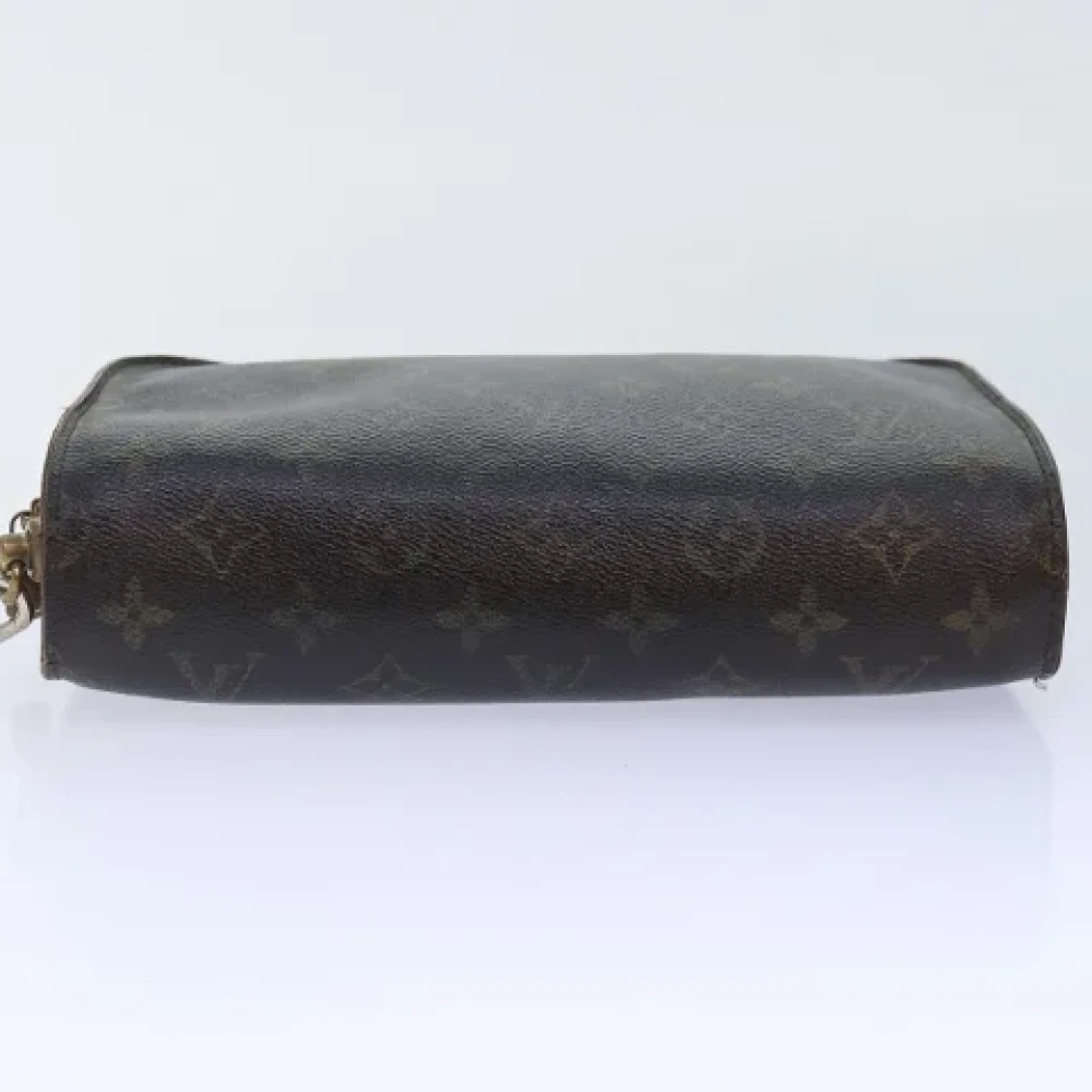 Louis Vuitton Vintage Pre-owned Canvas clutches Brown Dames