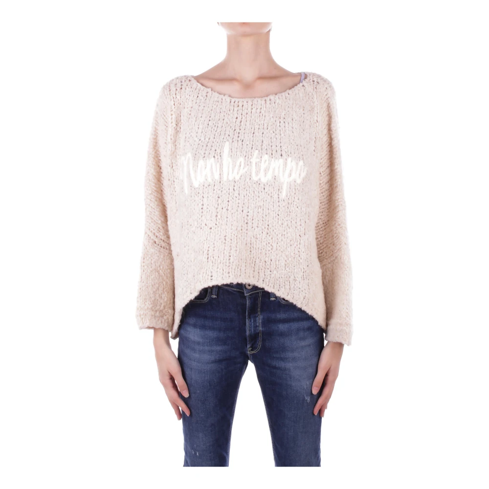 H2O Geborduurde Trui Room Beige Dames