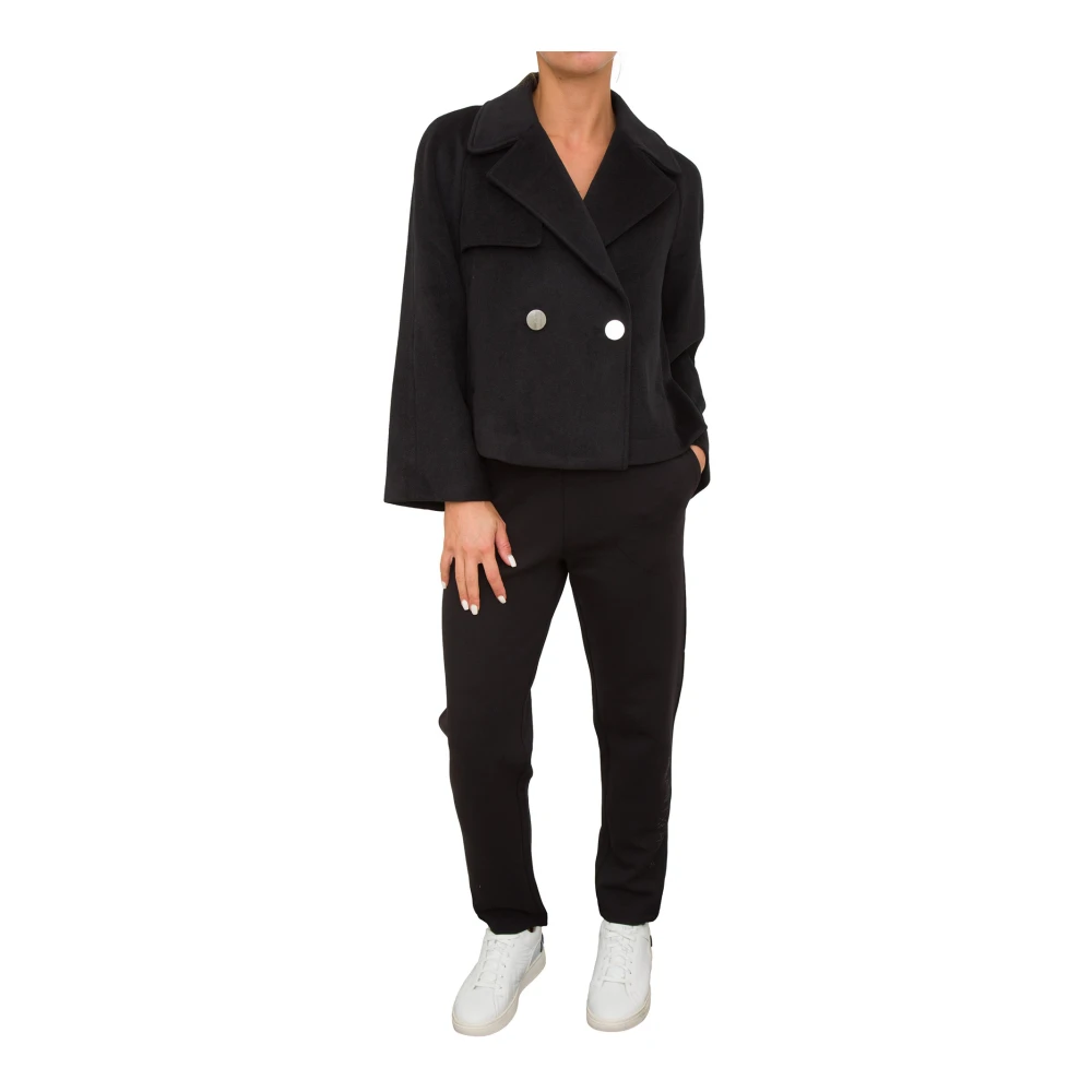 Armani Exchange Zwarte Blouson Jas Black Dames