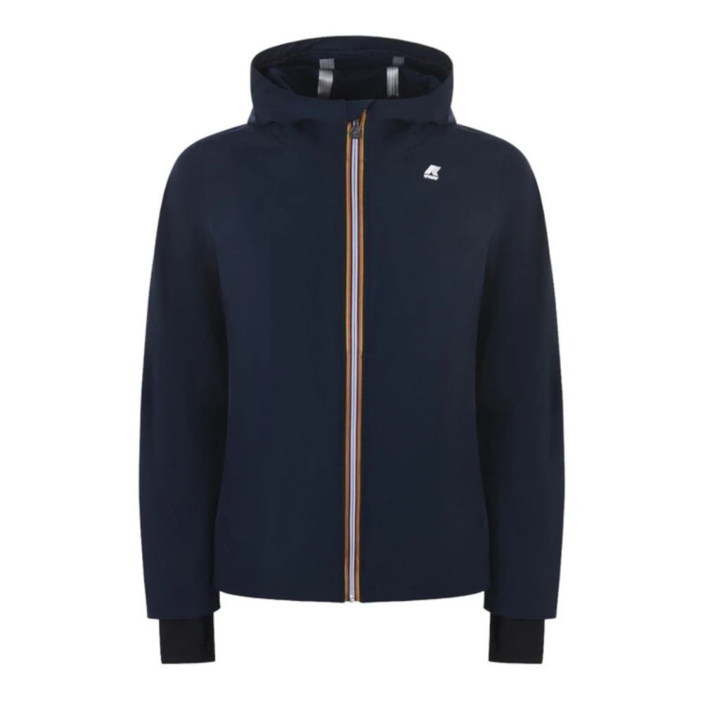 K-Way Men's Blue Bomber Jacket