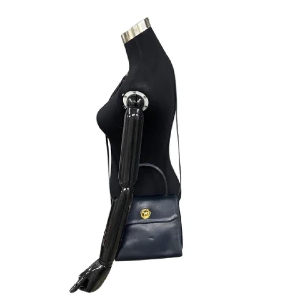 Celine Vintage Pre-owned Leather handbags Black Dames