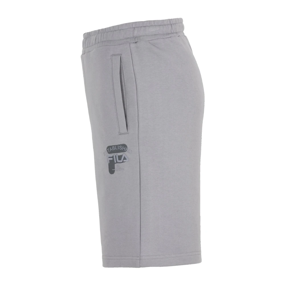 Fila Heren Shorts Baiern Fam0339 Katoen Gray Heren