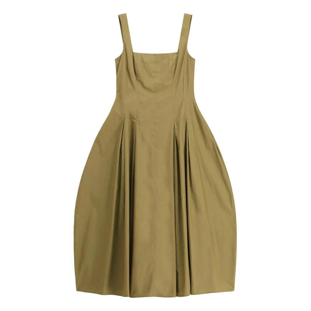 Imperial Green Midi Dresses, Female, Xs, Abito