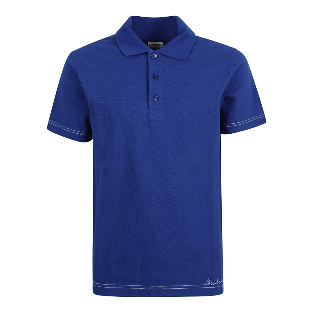 Burberry Stijlvolle T-shirts en Polos Blue Heren