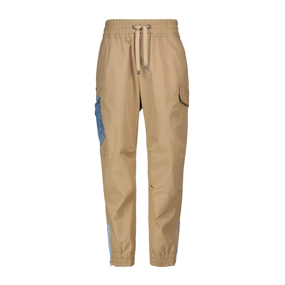 Dolce & Gabbana Casual elastische taille broek Beige Heren