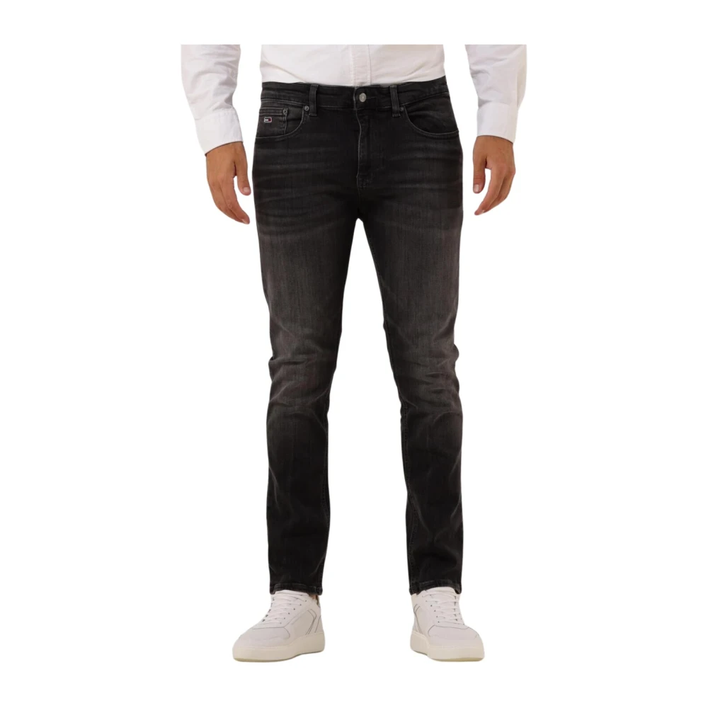 TOMMY JEANS Heren Jeans Austin Slim Tprd Ch1284 Zwart