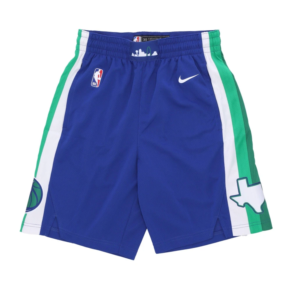 Nike NBA City Edition Basketbalshorts Blue Heren