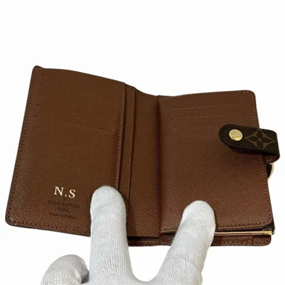 Louis Vuitton Vintage Pre-owned Canvas wallets Brown Dames