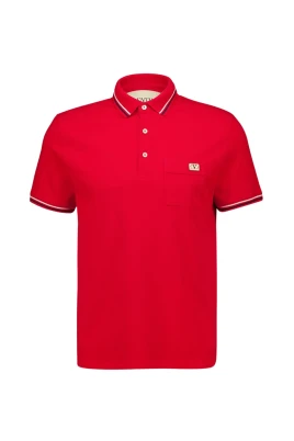 Piqué Polo med VLogo-patch