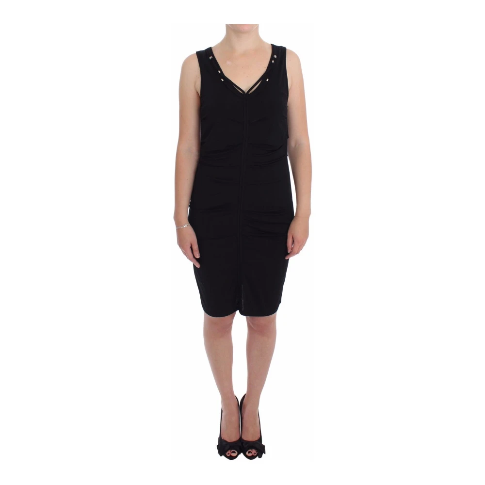 Roccobarocco Black Stretch Wiggle Pencil Sheath Bodycon Dress - IT48 | L - Image 2